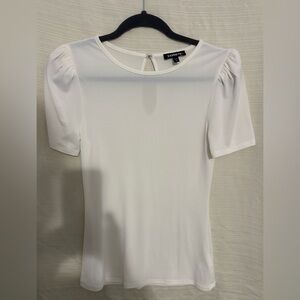 Express Classic Cream Puff Sleeve Top